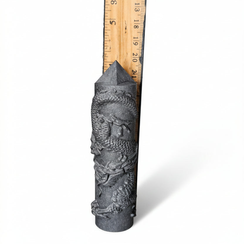 Shungite Dragon Tower - 4 Inch | Type II Regular Shungite
