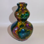 Taiwanese 7 Color Serpentine Vase