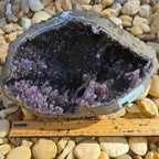 Natural Amethyst Geode with Stalactites - 8.38 lbs