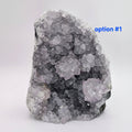 Uruguayan Amethyst Cut Base Geode with Stalactite Flowers