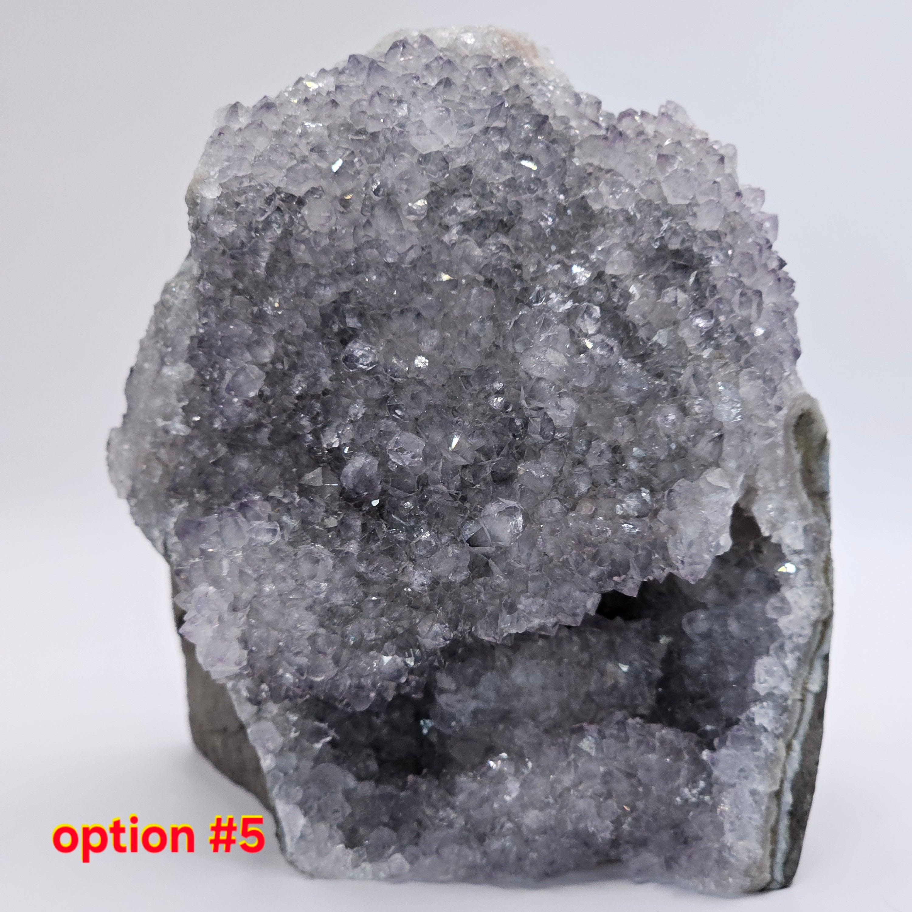 Lavender Amethyst with Purple Phantoms & Hidden Cave - 3x2.75x4.12