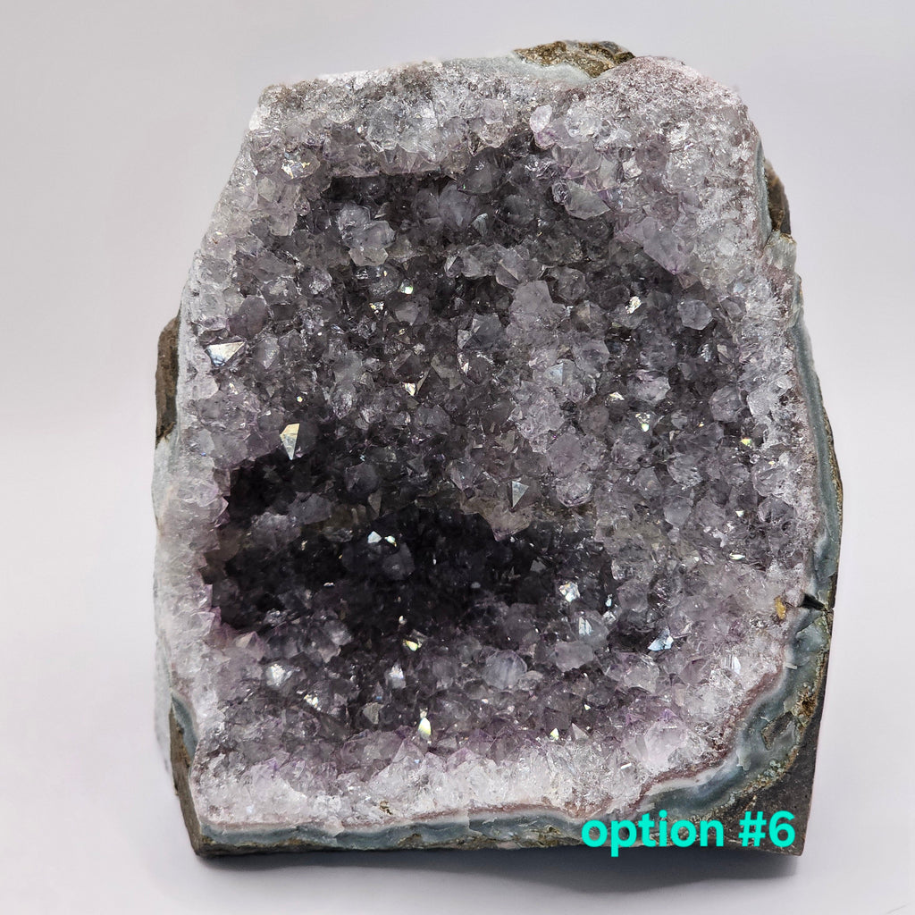 Light Purple Uruguayan Amethyst Cut Base Geode - 3.5x3x3.88