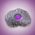 Amethyst Geode Cluster Candle Holder