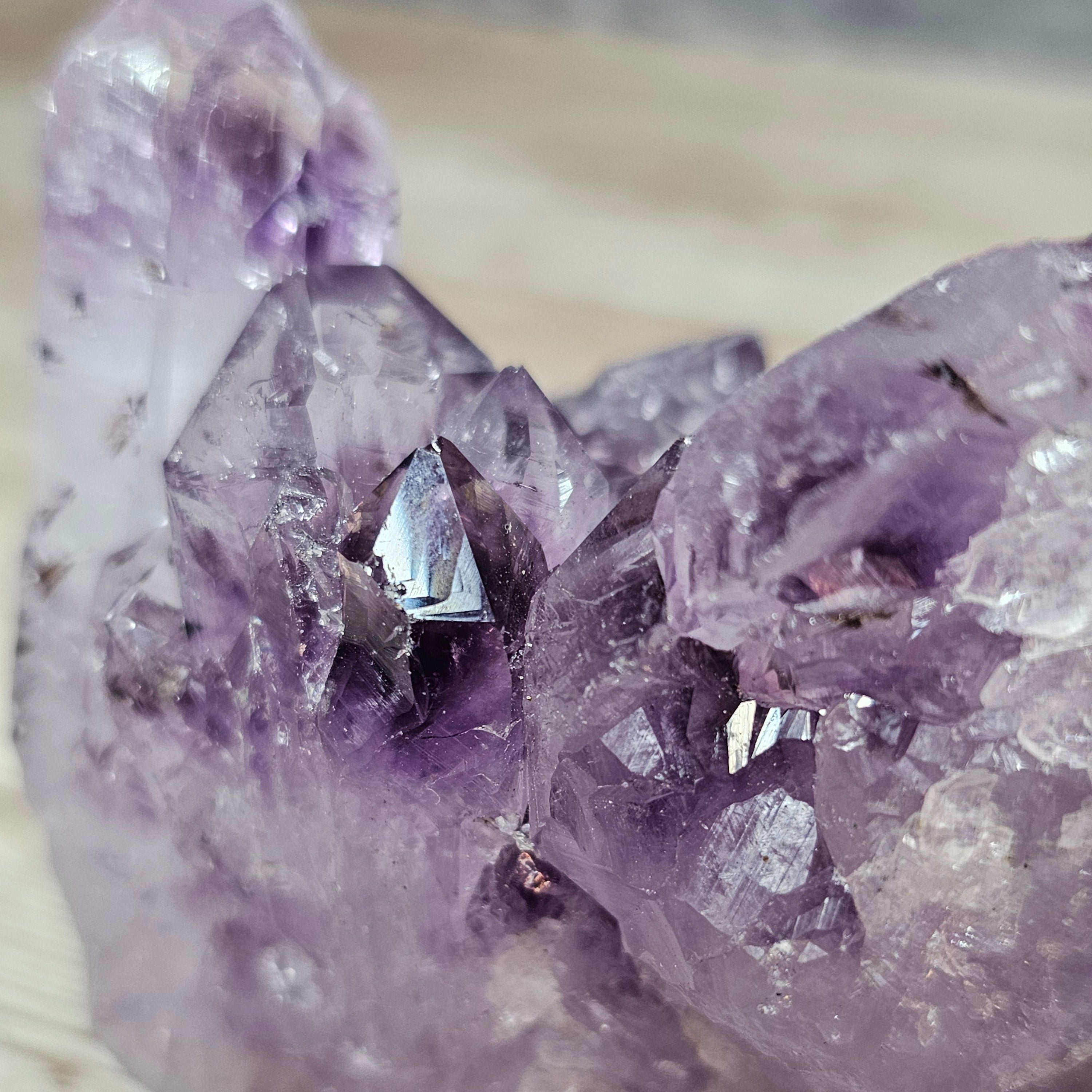 Amethyst Cluster with Phantoms