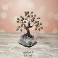 Pyrite Tree of Life on Amethyst Base