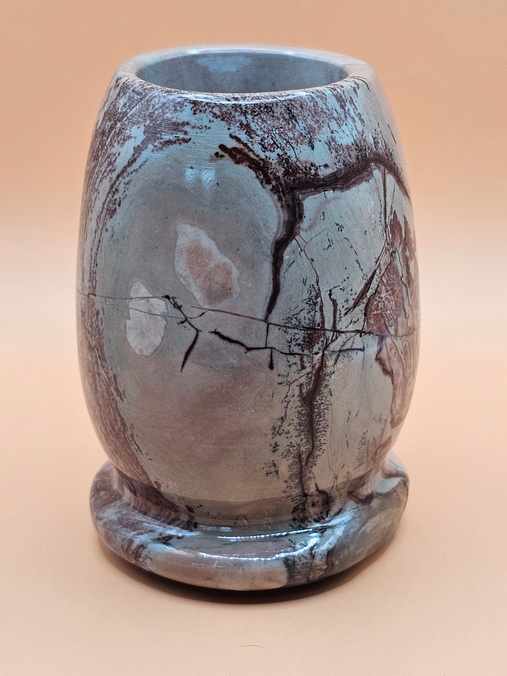 Picture Jasper small vase