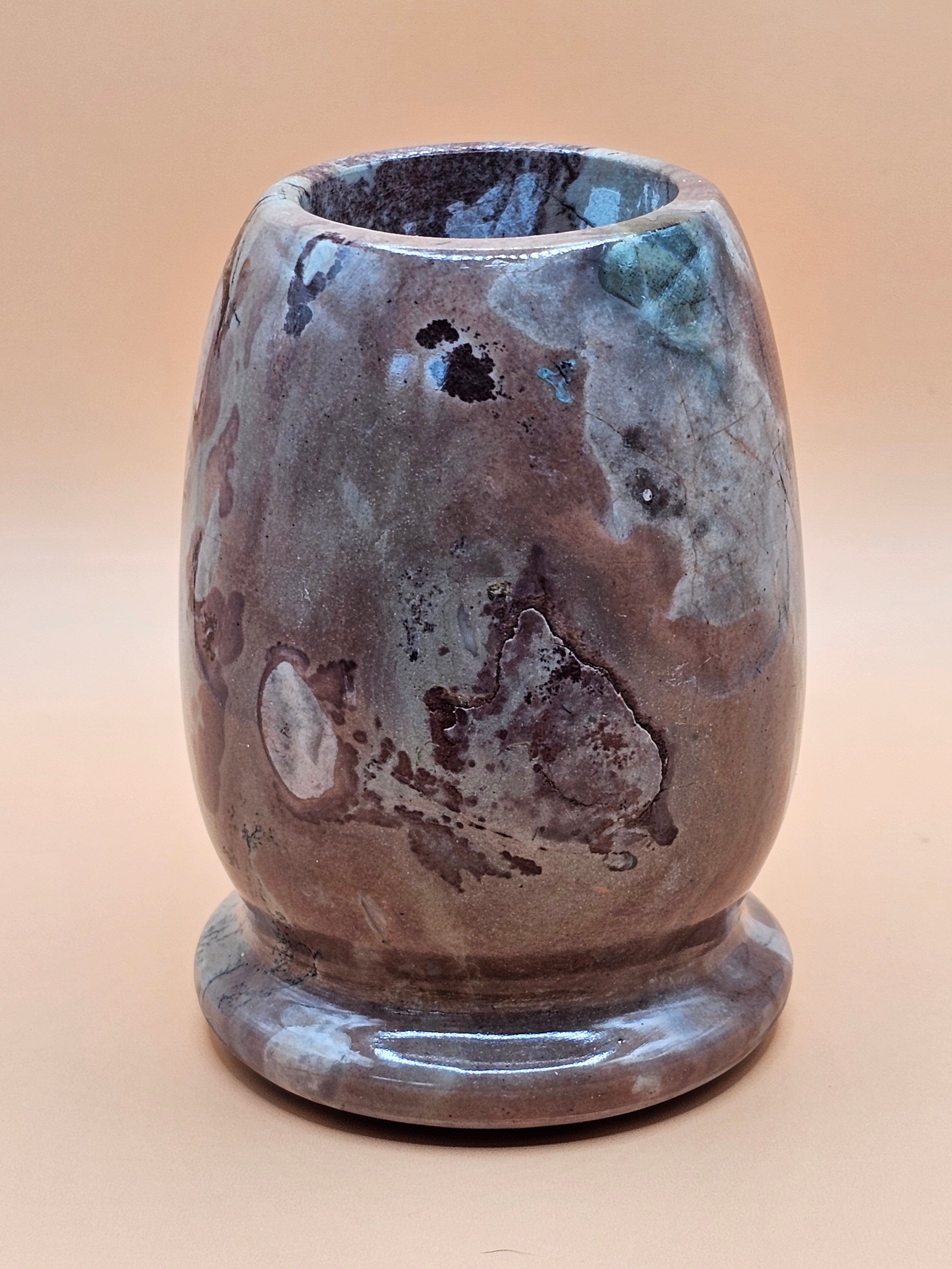 Picture Jasper small vase