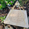 Pyramid Energy Generator Vogal cut quartz included