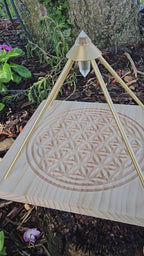 Pyramid Energy Generator Vogal cut quartz included
