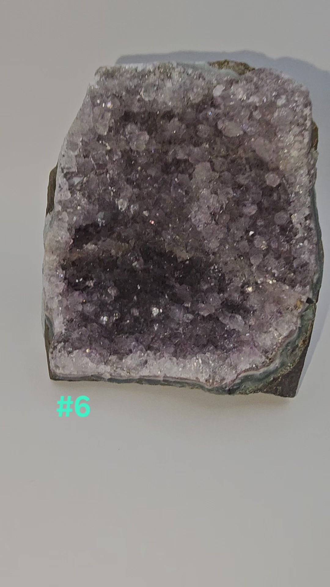 Light Purple Uruguayan Amethyst Cut Base Geode - 3.5x3x3.88