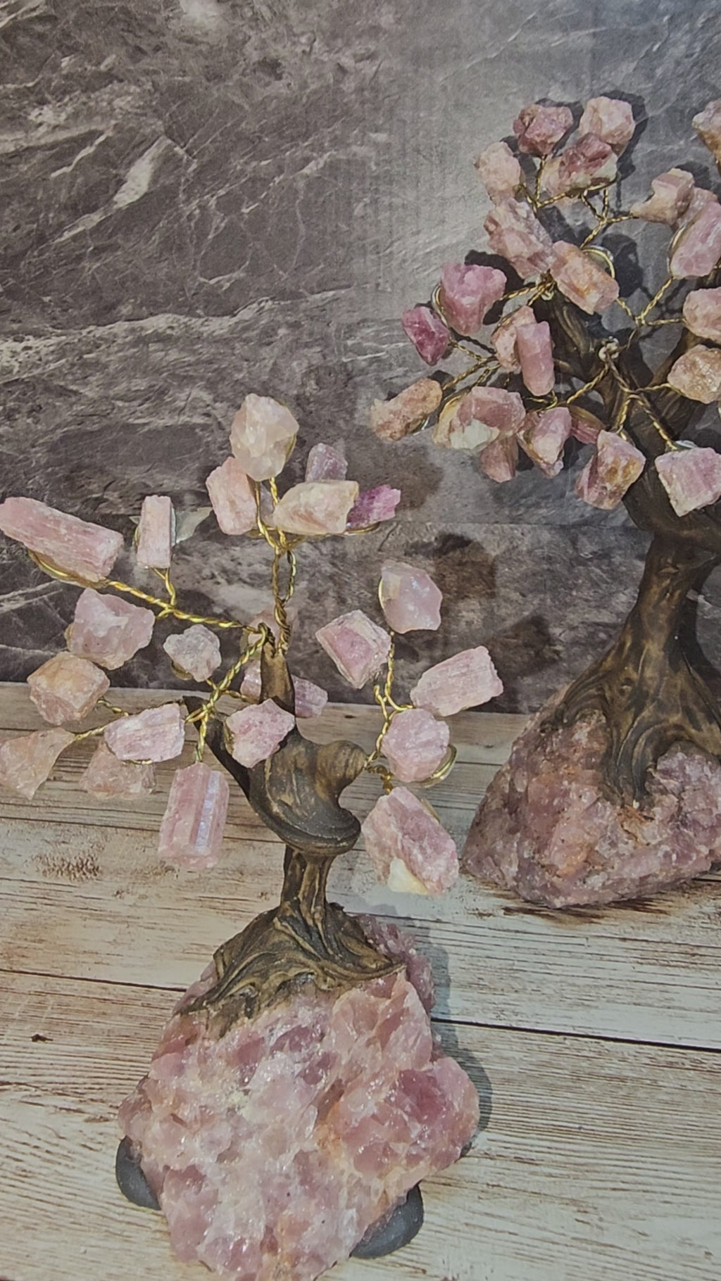 Strawberry Quartz Crystal Tree