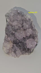 Uruguayan Amethyst Cut Base Geode with Stalactite Flowers