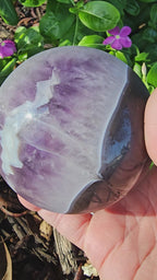 Amethyst Agate Sphere  74 - 79 mm