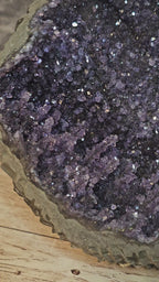 Natural Amethyst Geode with Stalactites - 8.38 lbs